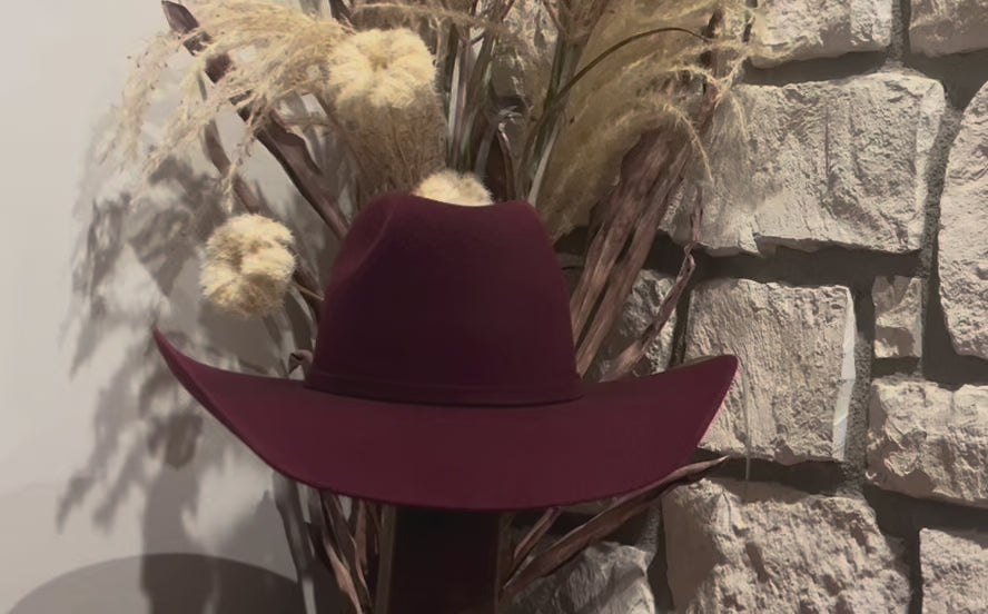 Big Sky Black Cherry 5x Wool Cashmere
